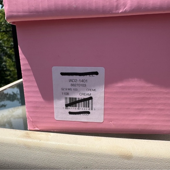 New Free People Intentionally Blank Iris Garden Heels Shoes Cream 39 - Picture 6 of 17